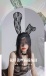 SB - Lace Bunny Ears - Black photo-3