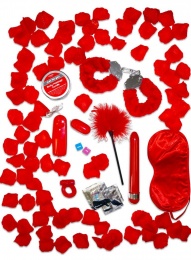 ToyJoy - Romance Gift BDSM Set - Red photo