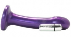 Tantus - Buzz 1 Silicone Vibrating Dildo - Purple photo