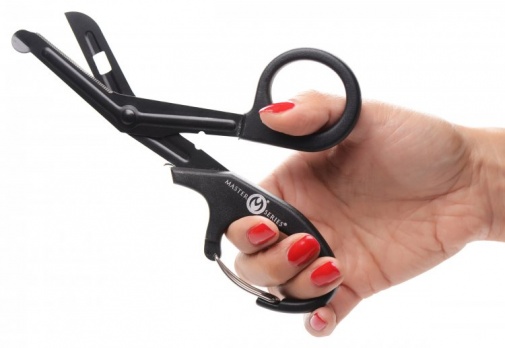 Master Series - Snip Bondage Scissors - Black photo