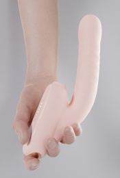 Qingnan - Thrusting Vibrator w Suction #7 - Flesh Pink photo