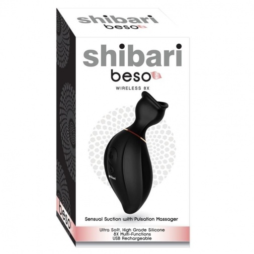 Shibari - Beso Wireless Clitoral Stimulator - Black photo