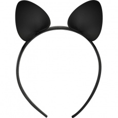Coquette - Headband w Cat Ears - Black photo