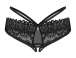 Obsessive - Donarella Crotchless Panties - Black - M/L photo-6