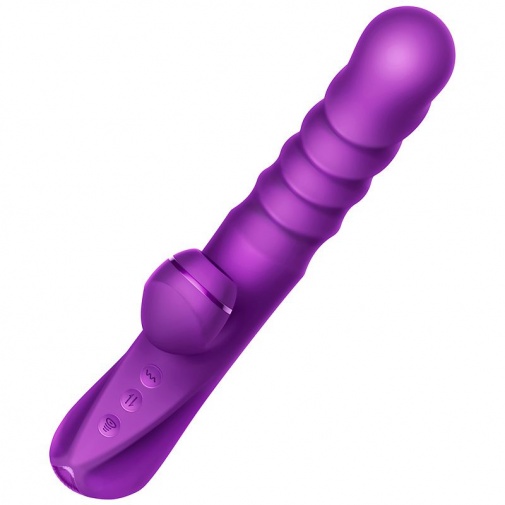 Erocome - Phoenix 吸吮及抽插震动棒 - 紫色 照片