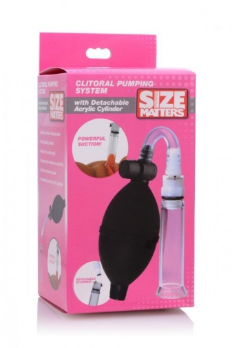 Size Matters - Clitoral Pumping System with Detachable Acrylic Cylinder photo