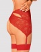 Obsessive - Atenica Garter Belt - Red - XS/S photo-2