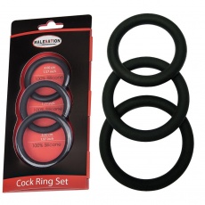 Malesation - Cock Ring Set - Black photo