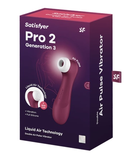 Satisfyer - Pro 2 Generation 3 - Wine Red photo