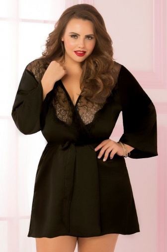 STM - Toast of the Town Robe - Black - Queen Size photo