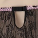 Costume Garden - GB-359 Lace Negligee with Panties - Black photo-6