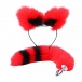 MT - Tail Plug w Ears, Collar & Clamps - Red/Black photo-5