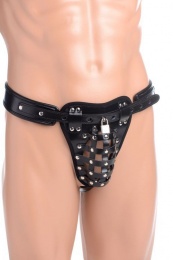 Strict - Netted Male Chastity Jock - Black photo