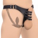 Strict - Chastity Harness w Anal Plug - Black photo-2