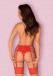 Obsessive - Rediosa Garter Belt - Red - L/XL photo-6