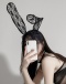 SB - Lace Bunny Ears - Black photo-4
