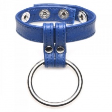 Strict - Cock Gear Ball Ring - Blue photo