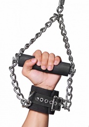 Strict Leather - Suspension Cuffs w Grip - Black photo