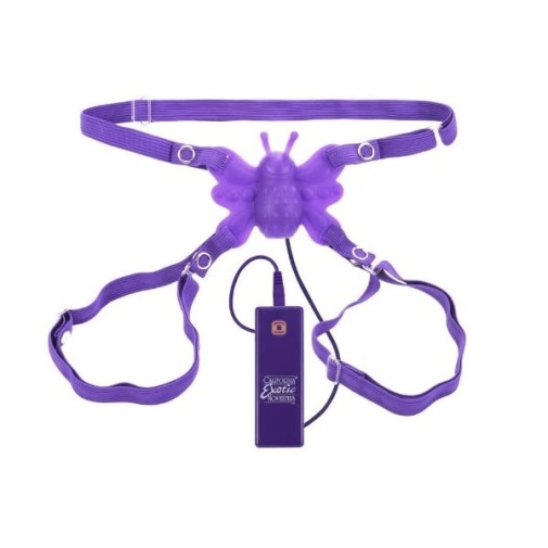 CEN - Posh 10-Function Silicone Butterfly - Purple photo