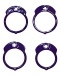 Locked in Lust - Vice Standard Chasity Cage - Purple photo-6