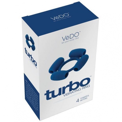 ViViDO - Turbo Vibrating Ring Midnight Madness - Blue photo