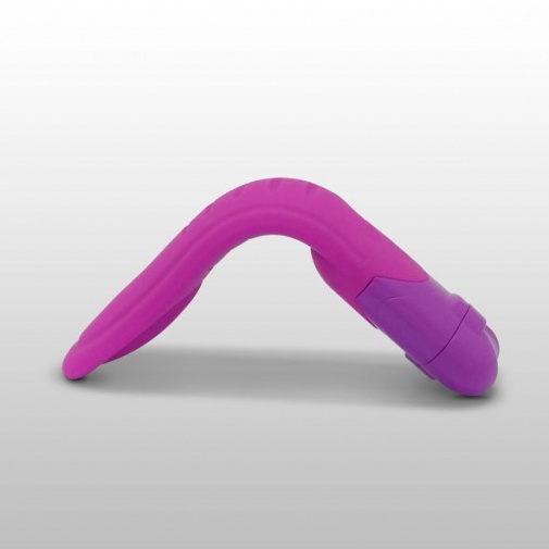 Slaphappy - Plus Bendable 5 in 1 Vibrator - Purple photo