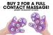 Simple & True - Roller Ball Massage Glove - Purple photo-9