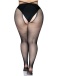 Leg Avenue - Olivia Crotchless Pantyhose - Black - Plus Size photo-5