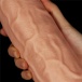 Lovetoy - 9.5" Realistic Curved Dildo - Flesh photo-7