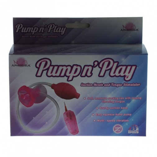 Aphrodisia - Pump n's Play Suction Mouth - Pink photo