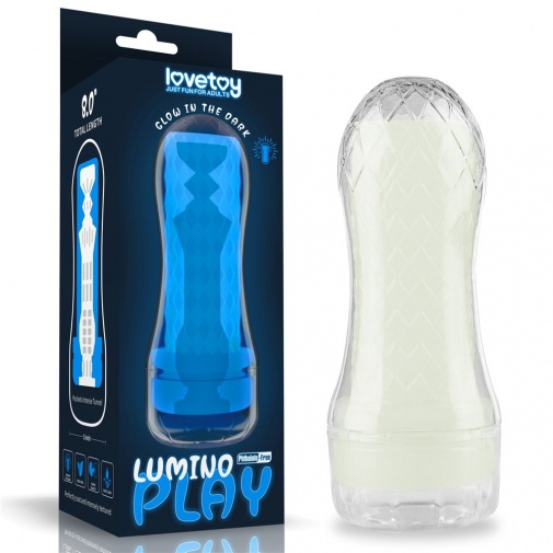 Lovetoy - Lumino Play Pocketed Masturbator - Clear photo