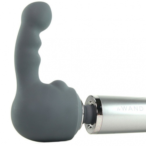 Le Wand - Ripple Weighted Silicone Attachment - Grey photo