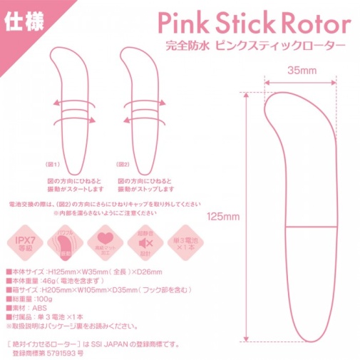 SSI - Stick Rotor - Pink photo
