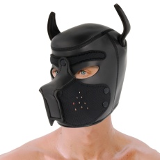 Darkness - Puppy Hood Mask - Black photo