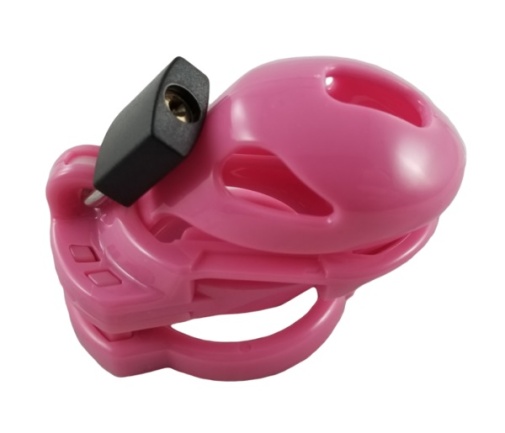 Locked in Lust - Vice Mini V2 Chasity Cage - Pink photo