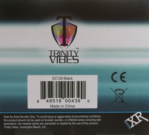Trinity Vibes - Vibro Inflatable Anal Plug - Black photo