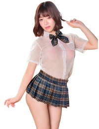 Ohyeah - Sexy Uniform Set - Grey - M photo