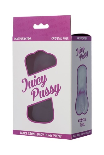 Juicy Pussy - Crystal Rose 自慰器 - 透明 照片