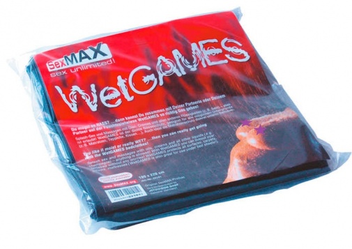 Joy Division - Wetgames Sex Sheet 防水性愛墊 180x220 - 黑色 照片