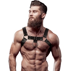 Fetish Submissive - Chest Strap Male Harness - Black photo