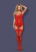 Obsessive - Heartina Corset & Panties - Red - L/XL photo-3