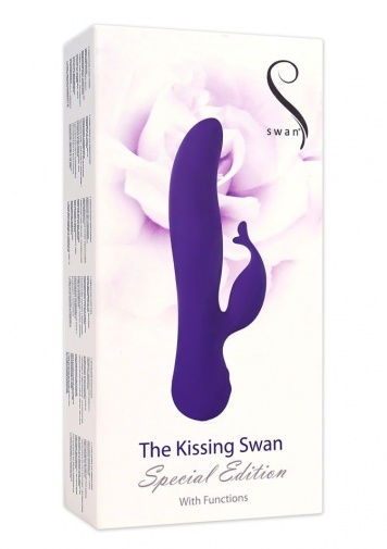 Swan - Kissing Swan 按摩棒 (特別版) - 紫色 照片