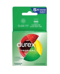 Durex - Tropical Flavors Condom 3's Pack photo