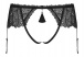 Obsessive - Romanesa Garter Belt - Black - L/XL photo-8