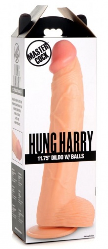 Master Cock - Hung Harry 11.75" Dildo w Balls - Flesh photo