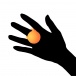 Tenga - Finger Ball Massager - Orange photo-2