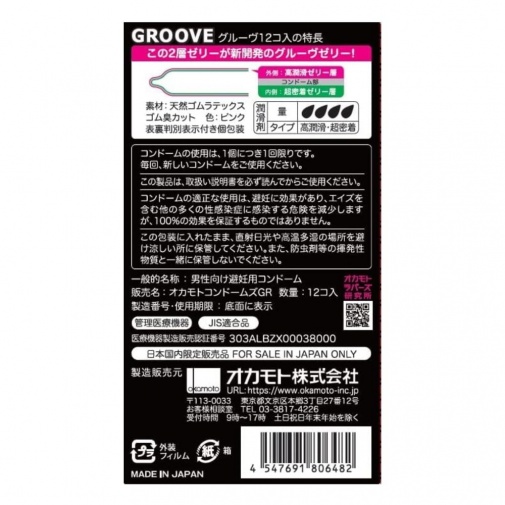 Okamoto - Groove 12's pack photo