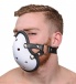Master Series - Musk Athletic Cup Muzzle with Removable Straps - White photo-2