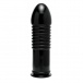 Master Series - Enormass Ribbed Plug with Suction Base - Black photo