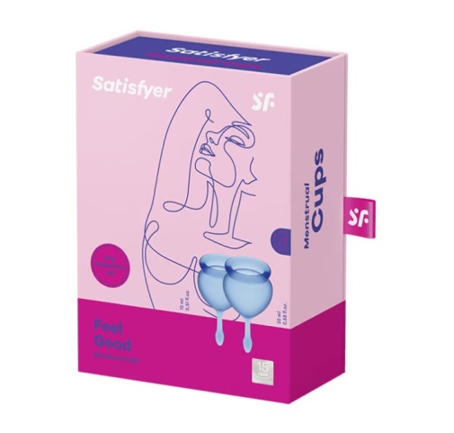 Satisfyer - Feel Good Menstrual Cup - Dark Blue photo